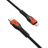 UAG Rugged Cable - kabel USB-C - lightning 30W, 1,5 m (black/orange) (9B4414114097)