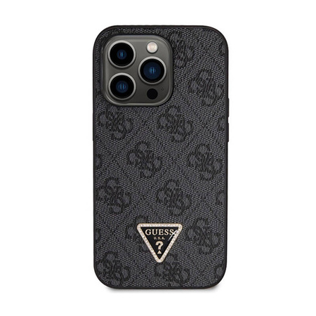 Guess Crossbody 4G Metal Logo - Etui iPhone 14 Pro (czarny) (GUHCP14LP4TDSCPK)