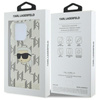 Karl Lagerfeld IML Karl Head Electroplated - Etui  iPhone 16 Pro (przezroczysty) (KLHCP16LHKLPKHT)