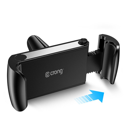 Crong Universal Smart Car Holder – Uniwersalny uchwyt samochodowy do telefonu 4"-6,5” (czarny) (CRG-CH2-BLK)