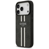 Guess 4G Printed Stripes MagSafe - Etui iPhone 17 Pro (czarny) (GUHMP17LP4RPSK)