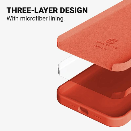 Crong Color Cover - Etui iPhone 13 Pro (koralowy) (CRG-COLR-IP1361P-COR)