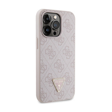 Guess Crossbody 4G Metal Logo - Etui iPhone 13 Pro Max (różowy) (GUHCP13XP4TDSCPP)