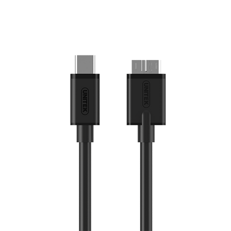 Unitek Kabel Przewód USB Typ-C do microUSB-B 3.0 1m (Y-C475BK)