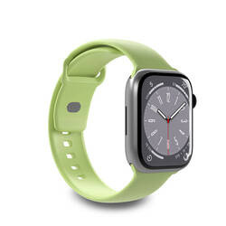 PURO ICON - Elastyczny pasek do Apple Watch 38/40/41/42 mm (S/M & M/L) (Matcha Green) (PUICNAW40LGRN)