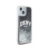 DKNY Liquid Glitter Big Logo - Etui iPhone 15 Plus / 14 Plus (czarny) (DKHCP15MLBNAEK)