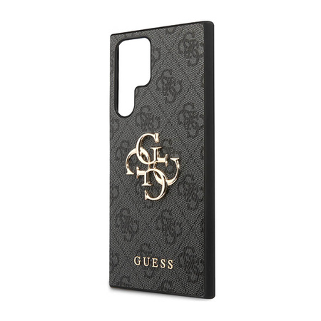 Guess 4G Big Metal Logo - Etui Samsung Galaxy S23 Ultra (szary) (GUHCS23L4GMGGR)