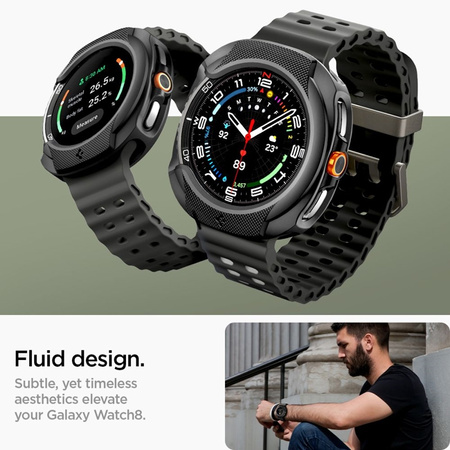Spigen Liquid Air - Obudowa do Samsung Galaxy Watch 8 Classic 46 mm (Matte Black) (ACS09841)