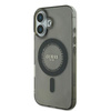 Guess IML Rhinestones MagSafe - Etui iPhone 16 Plus (czarny) (GUHMP16MPFTDTEK)