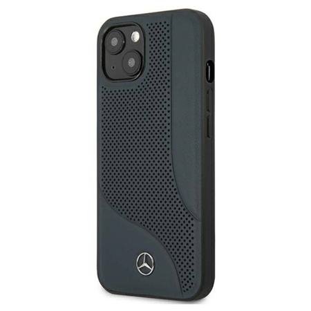 Mercedes Leather Perforated Area - Etui iPhone 13 mini (granatowy) (MEHCP13SCDONA)