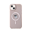 Karl Lagerfeld IML Choupette MagSafe - Etui iPhone 15 Plus (różowy) (KLHMP15MHFCCNOP)