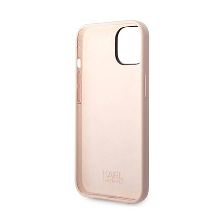 Karl Lagerfeld Silicone Ikonik Karl`s Head - Etui iPhone 14 Plus (różowy) (KLHCP14MSLKHLP)