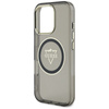 Guess IML Metal Mountain Logo MagSafe - Etui do iPhone 16 Pro Max (czarny) (GUHMP16XHFGTMSLSK)