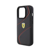 Ferrari Twist Metal Logo - Etui iPhone 15 Pro (czarny) (FEHCP15LPTWK)