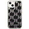Karl Lagerfeld Monogram Liquid Glitter - Etui iPhone 14 Plus (czarny) (KLHCP14MLMNMK)