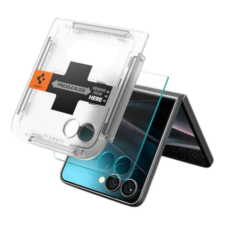 Spigen GLAS.TR EZ Fit HD 2-Pack - Szkło hartowane do Samsung Galaxy Z Flip 7 (AGL09585)