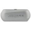 Guess Elongated Metalic Printed Logo - Słuchawki Bluetooth TWS + etui ładujące (szary) (GUTWSC2MCDSE)