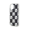 DKNY IML Checkered Mono Pattern - Etui do iPhone 15 / 14 / 13 (czarny) (DKHCP15SHDLCEK)