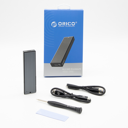 Orico Obudowa na dysk M.2 NVMe SSD 10Gbps USB-C (M2PV-C3-BK-BP-HW)
