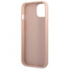 Guess Saffiano Double Card Triangle - Etui iPhone 13 (różowy) (GUHCP13MPSATPP)