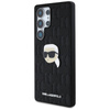 Karl Lagerfeld Leather Monogram Pin Logo Karl Head - Etui Samsung Galaxy S25 Ultra (czarny) (KLHCS25LPGKLKIPK)