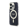 Guess Marble MagSafe - Etui iPhone 14 Pro Max (Czarny) (GUHMP14XPCUMAK)