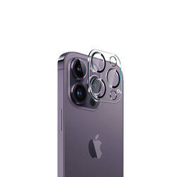 Crong Lens Shield - Szkło na aparat i obiektyw iPhone 14 Pro / iPhone 14 Pro Max (CRG-LSIP14P)
