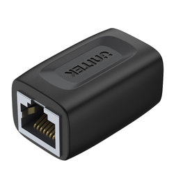 Unitek Łącznik RJ45 (F) - RJ45 (F) Cat.6 1 Gbps - czarny (A1026BK)