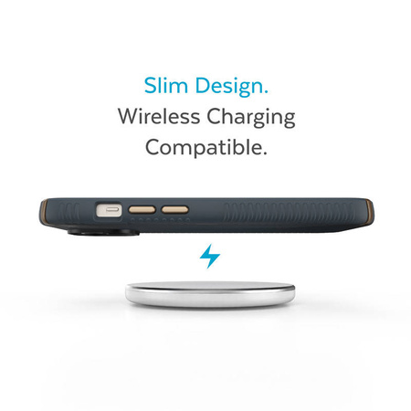 Speck Presidio2 Grip - Antypoślizgowe etui iPhone 15 Plus / 14 Plus (Charcoal / Cool Bronze / Slate) (150116-3068)