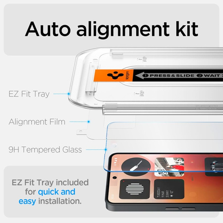 Spigen GLAS.TR EZ FIT - Szkło hartowane do Nothing Phone 3a / 3a Pro (AGL09429)