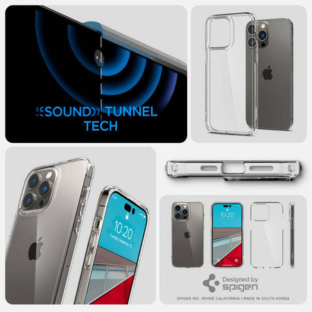 Spigen Ultra Hybrid - Etui do iPhone 14 Pro Max (Przezroczysty) (ACS04816)