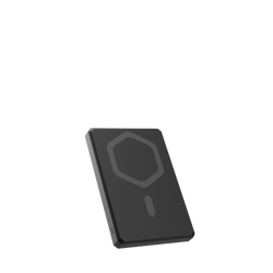 UAG Ultra Slim 5K - powerbank 5000 mAh z podstawką, ładowanie bezprzewodowe 10W, kompatybilny z MagSafe, kabel w zestawie (black/gray) (9B4417114030)