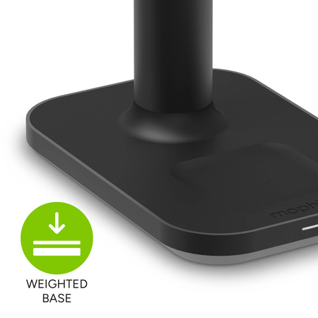 Mophie Extendable Stand MagSafe 3w1 - stojąca ładowarka bezprzewodowa z MagSafe - czarna (401311461)