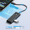 Orico Hub USB-C 4 porty USB-A 3.0 5Gbps czarny (PAPW4A-C3-015-BK-EP)