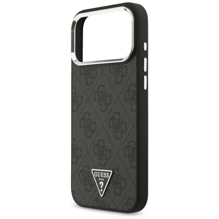 Guess 4G Triangle Logo MagSafe - Etui iPhone 17 Pro Max (czarny) (GUHMP17XP4TSRCMK)