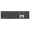 Klawiatura Magic Keyboard z Touch ID i polem numerycznym dla modeli Maca z czipem Apple – angielski (USA) – czarne klawisze (MXK83LB/A)