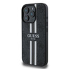 Guess 4G Printed Stripes MagSafe - Etui iPhone 16 Pro Max (czarny) (GUHMP16XP4RPSK)
