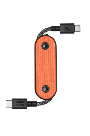 Native Union Pocket Cable - kabel USB-C - USB-C, 17 cm (oxyfire) (POCK-C-OXY-NP)