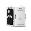 DKNY Liquid Silicone White Printed Logo MagSafe - Etui iPhone 15 Plus / 14 Plus (czarny) (DKHMP15MSNYACH)