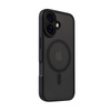 Crong Hybrid Frost MAG Cover - Etui z MagSafe do iPhone 16 (czarny) (CRGHFMIP1661BLK)