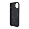 Guess 4G Collection Leather Metal Logo MagSafe - Etui iPhone 15 / 14 / 13 (czarny) (GUHMP15SG4GFRK)