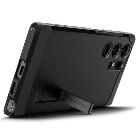 Spigen Tough Armor - Etui do Samsung Galaxy S24 Ultra (Czarny) (ACS07300)