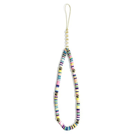 Guess Phone Strap Beads and Pearls Heishi - Zawieszka do telefonu 25 cm (Multicolor) (GUSTPEAM)