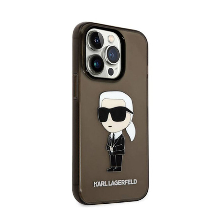 Karl Lagerfeld IML NFT Ikonik - Etui iPhone 14 Pro Max (czarny) (KLHCP14XHNIKTCK)