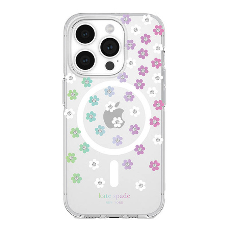 Kate Spade New York Protective MagSafe - Etui iPhone 15 Pro (Scattered Flowers) (KS052502)