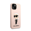 Karl Lagerfeld Silicone NFT Ikonik - Etui iPhone 14 Plus (różowy) (KLHCP14MSNIKBCP)