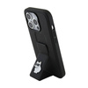 Karl Lagerfeld Gripstand Saffiano Choupette Pins - Etui iPhone 14 Pro Max (czarny) (KLHCP14XGSACHPK)