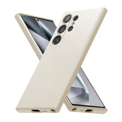 Crong Color Cover - Etui Samsung Galaxy S24 Ultra (beżowy) (CRGCOLRSGS24UCRM)