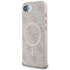 Guess 4G Ring Classic Logo MagSafe - Etui do iPhone 16e (różowy) (GUHMPSE4G4GFRP)