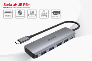 Unitek Aktywny hub USB-C 4xUSB 3.1 Gen1 microUSB (H1107A)